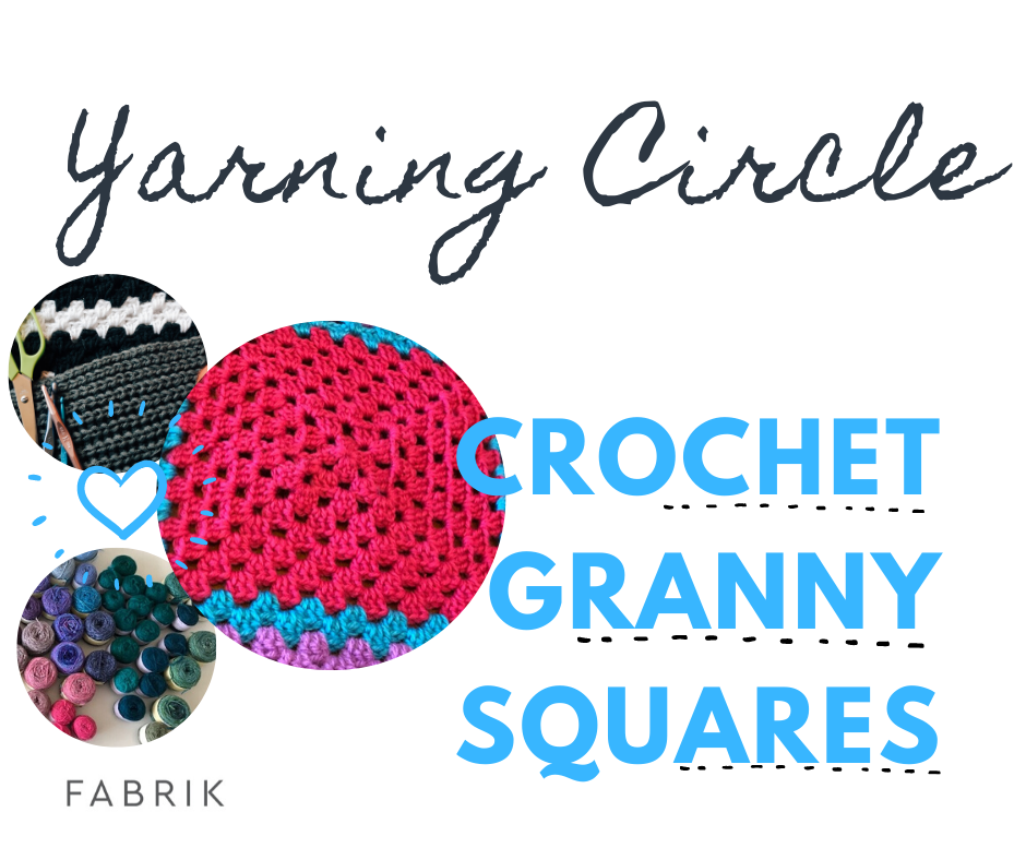 Yarning circle - crochet granny squares